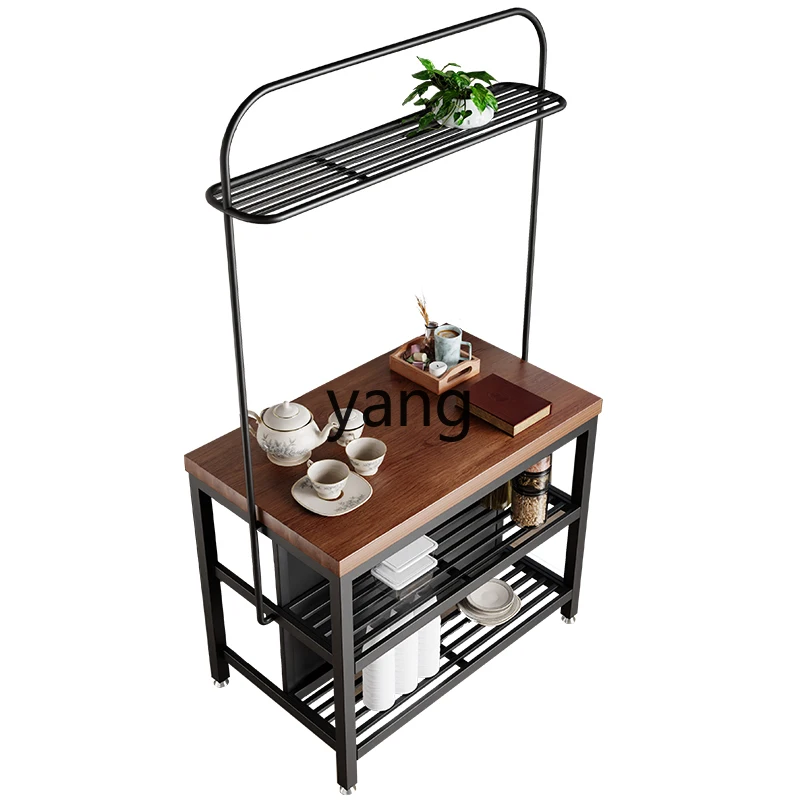 LH   removable middle island cabinet separate open kitchen cooking table household partition small bar table