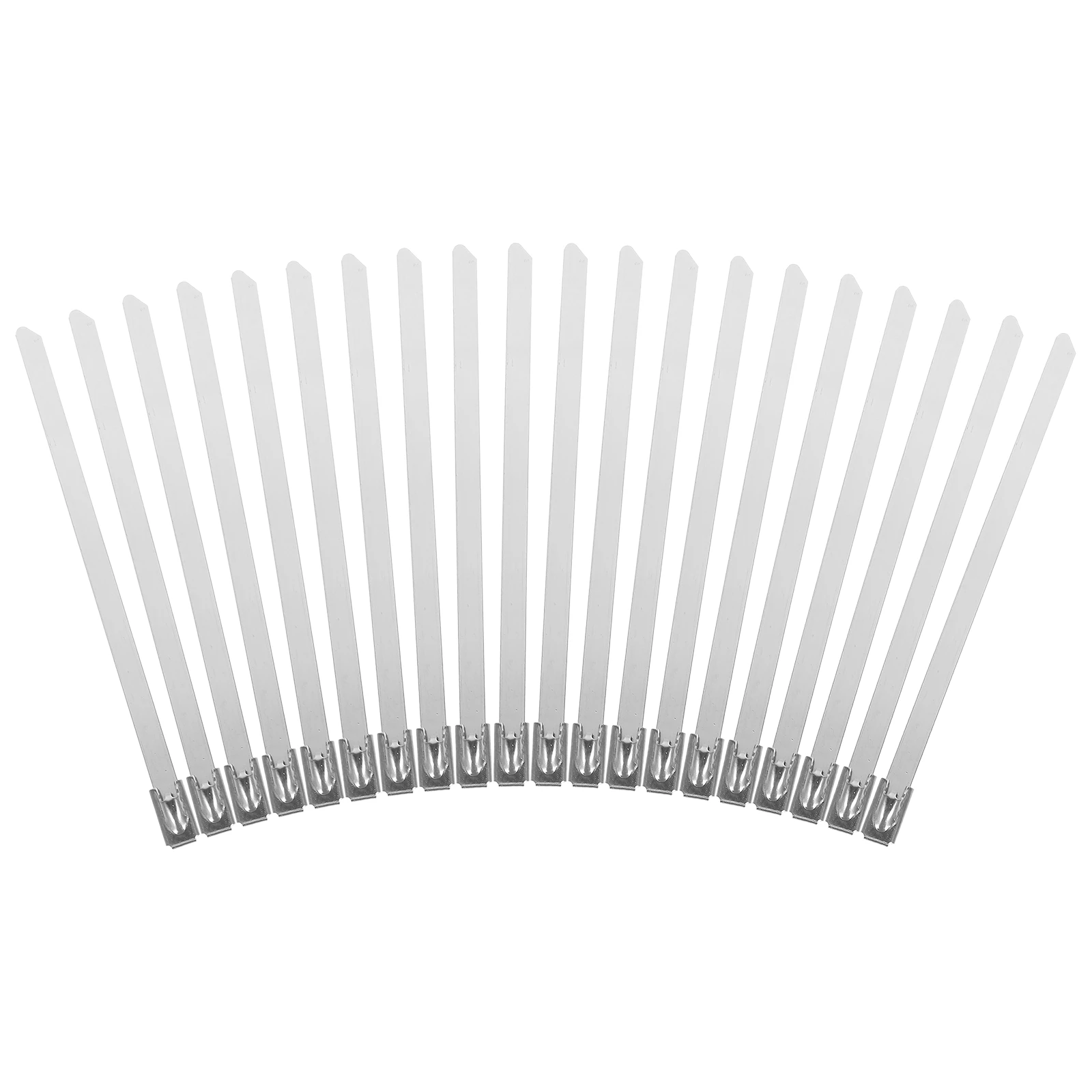 

100pcs Stainless Steel Cable Tie Heavy Duty Cord Organizer Metal Zip Ties Superior Strength Indoor