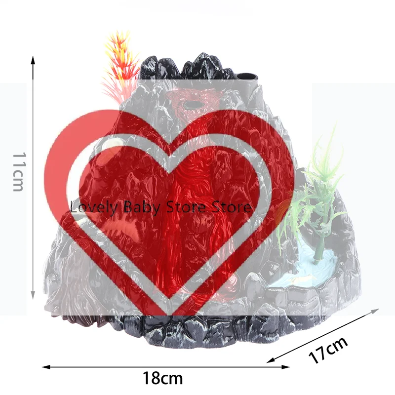 

【BS】Spray Volcano Model with Light Simulation Scene Experiment Toy Figure Kids Toys