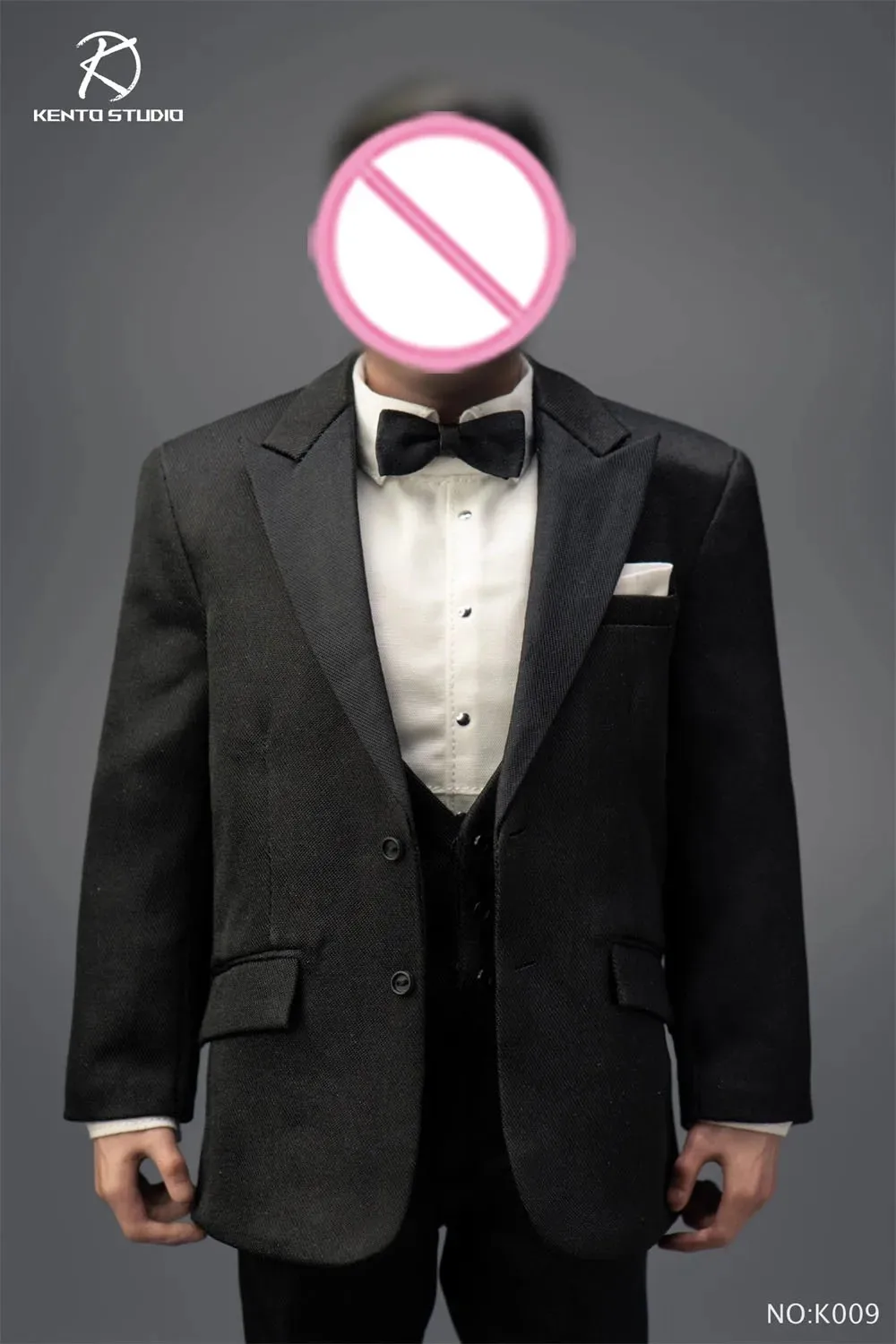 Kento Studio K008 K009 1/6, chaleco negro de soldado, conjunto de cuerpo, modelo de ropa, accesorios de juguete aptos para figura de acción de 12 ", disponible