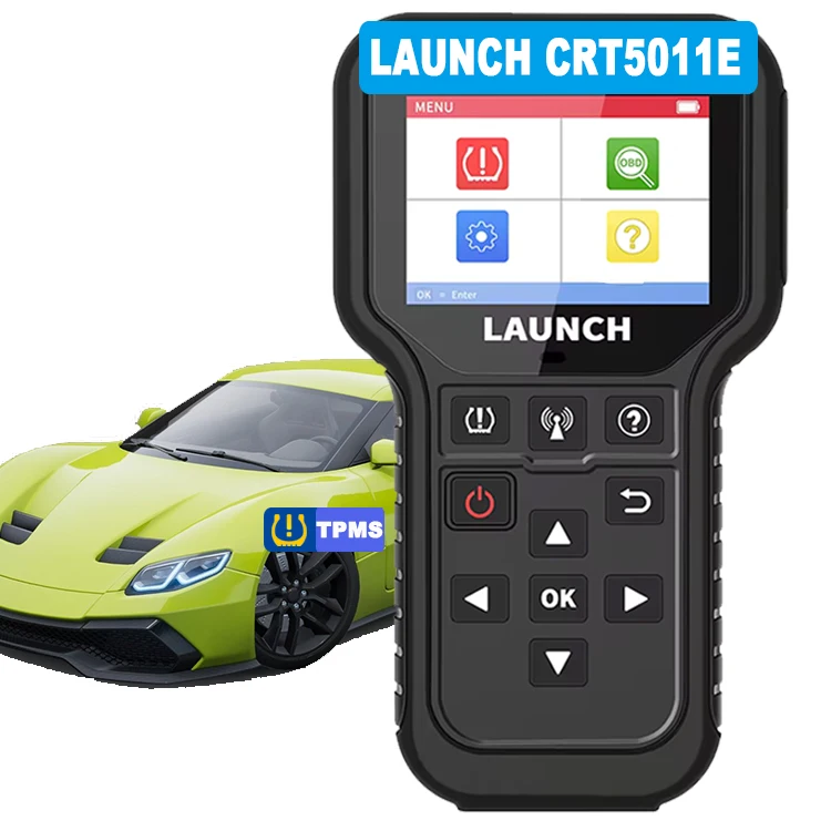 Original Launch CRT5011E TPMS Sensor Relearn and Program Tool Tire Pressure Monitoring System (TPMS) PK X431TSGUN