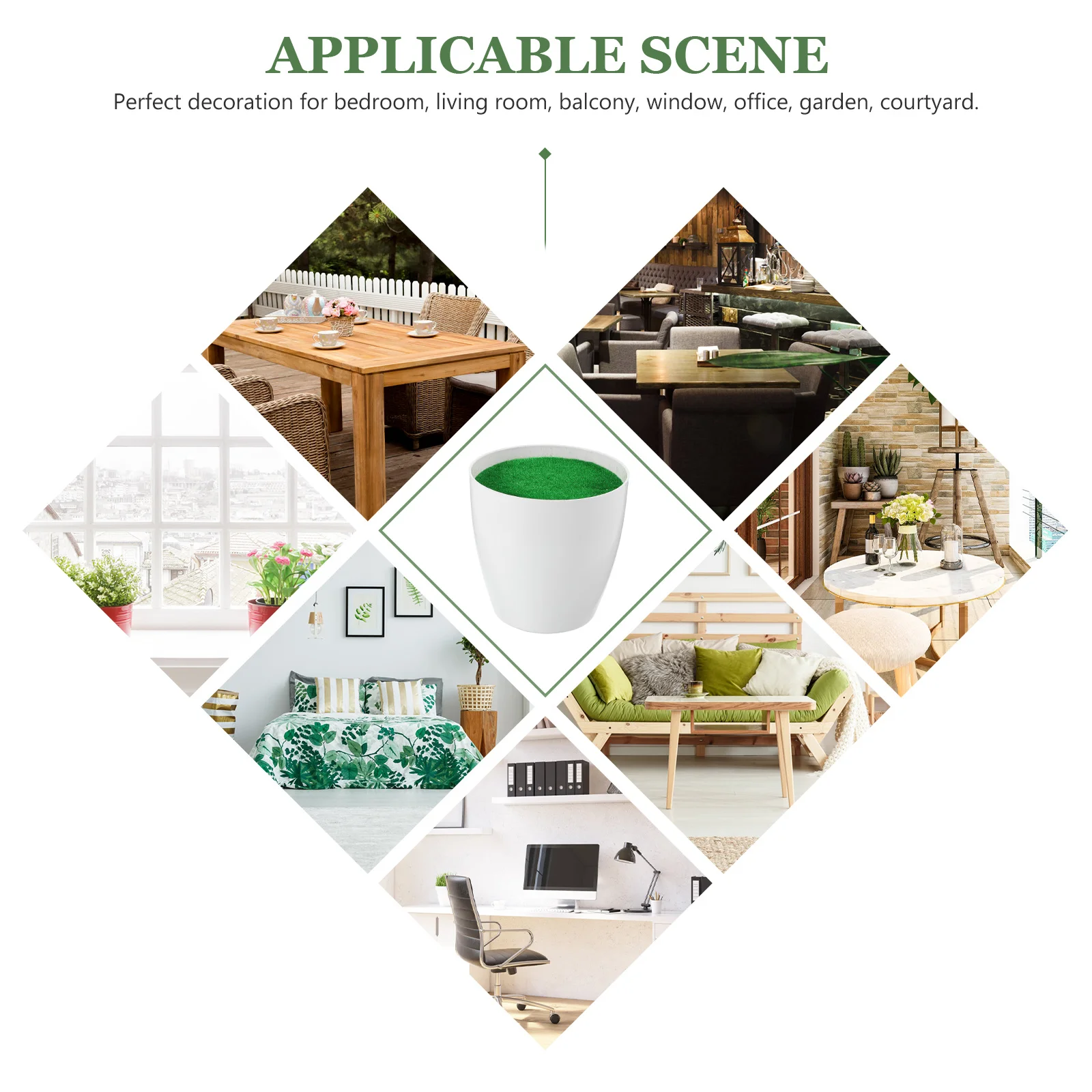 

Fake Flowers Planter Miniature Small Plastic Faux Plant Container For Diy Dried Flower Arrangements Simulation Greenery