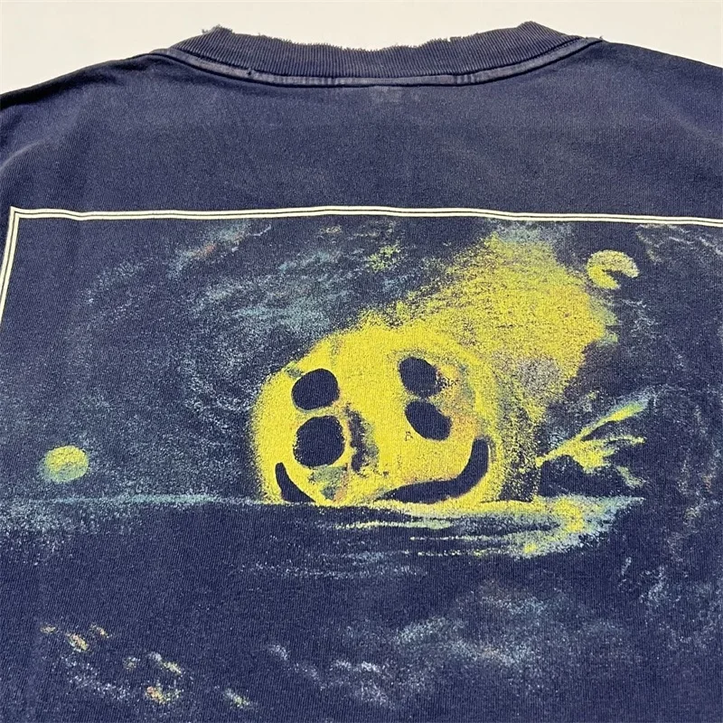 25ss Washed CACTUS PLANT FLEA MARKET SAINT MICHAEL STAR T Shirt Men Women 1:1 Best Quality Oversized T-shirts