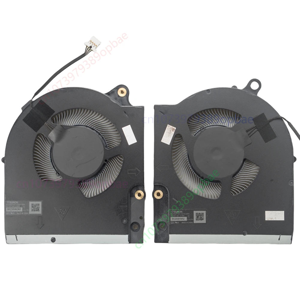 Replacement New Laptop CPU+GPU Cooling Fan for Dell Alienware R5 M15 R6 M15 Ryzen R5 M15 Ryzen R6 2021 Series Fan