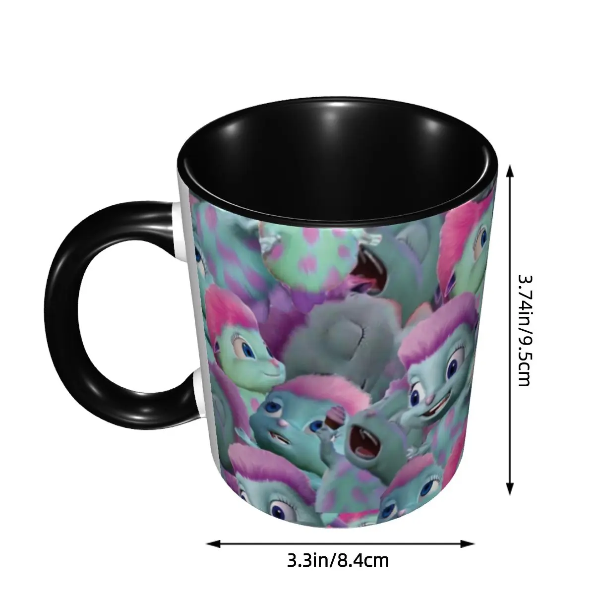 Bibble Collage Meme Cartoon Coffee Mugs DIY Custom Ceramic Mug Cup Creative Gift