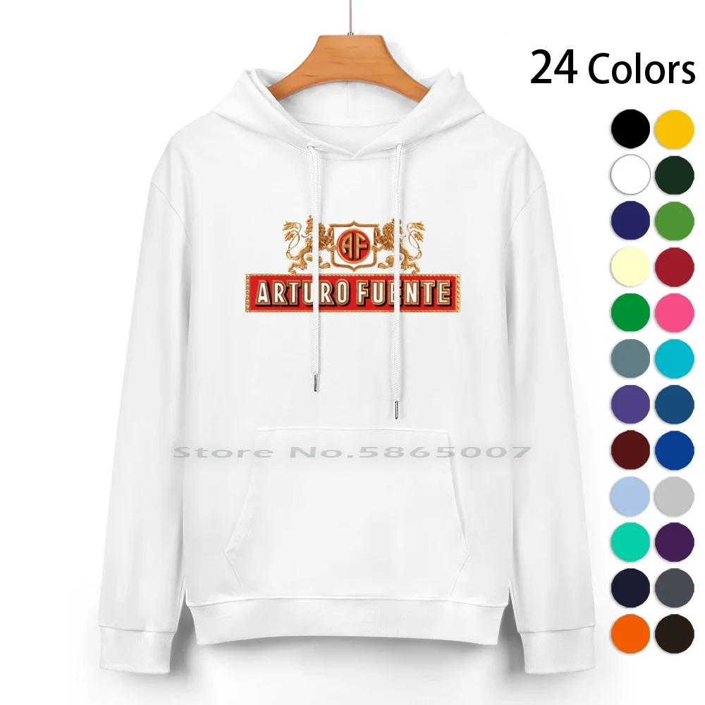 Arturo Fuente Pure Cotton Hoodie Sweater 24 Colors Cuban Cigars Cigarettes Tobbaco Smoked Lighter Logo Text Brands Ethic