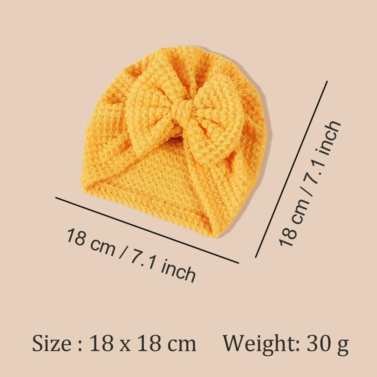 LILIGIRL, новый стиль, детский тюрбан с вафельным бантом, вязаная крючком шапочка для девочек, милые аксессуары для головы для вечеринки, детская дышащая шапка