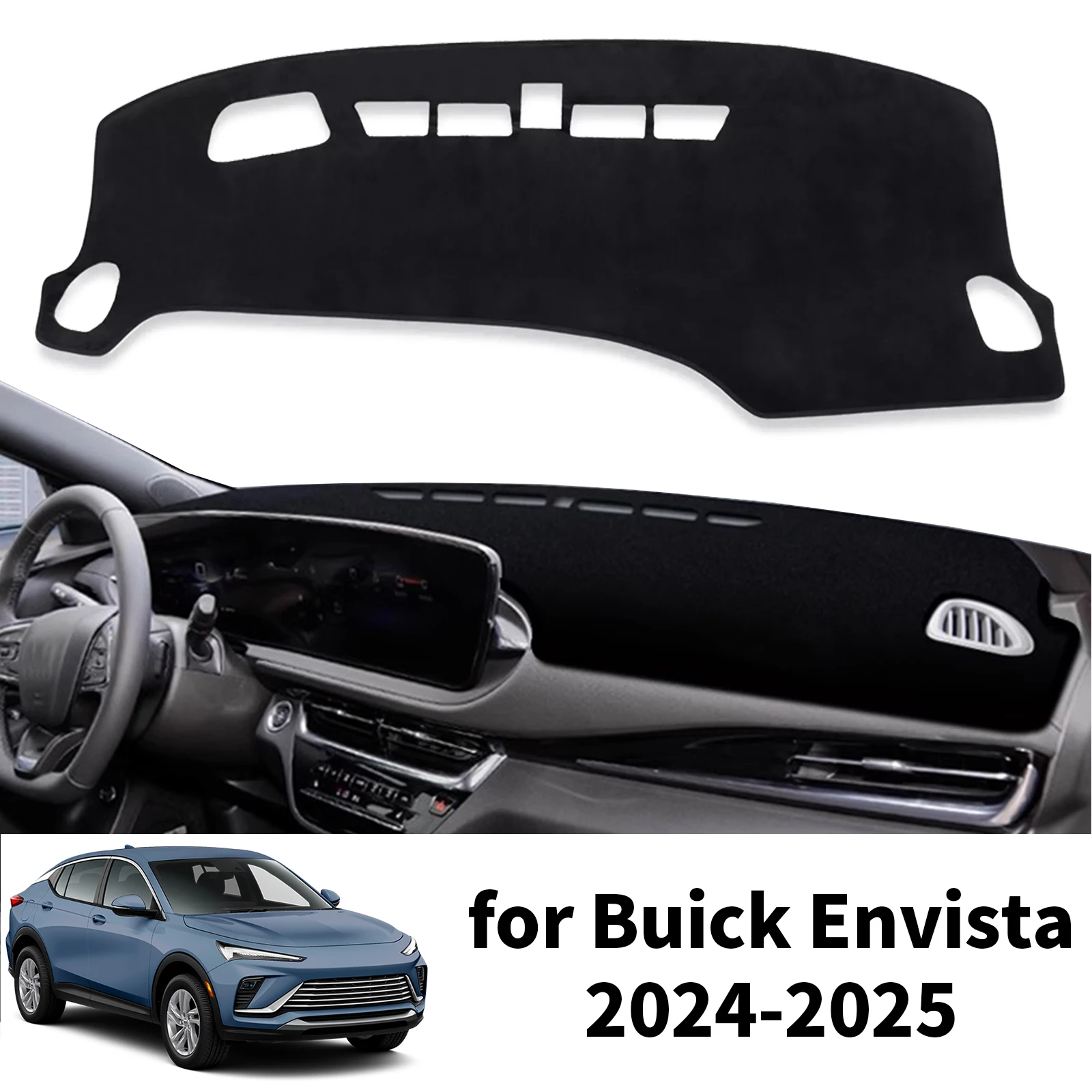 

for Buick Envista 2024 2025 Sunshade Protective Carpet Dash Mat Dashmat Car Dashboard Mat Accessories