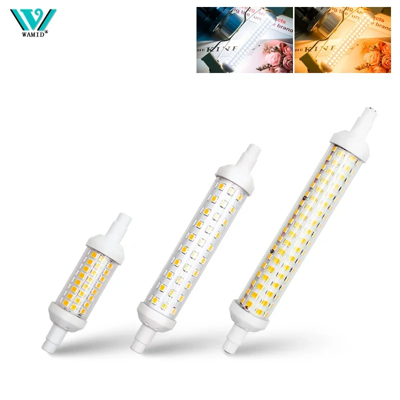 

LED Lamp R7S 6W 9W 12W SMD 2835 78mm 118mm 135mm R7s Corn Light Bulb AC 220V Energy Saving Ceramic Tube Replace Halogen Light