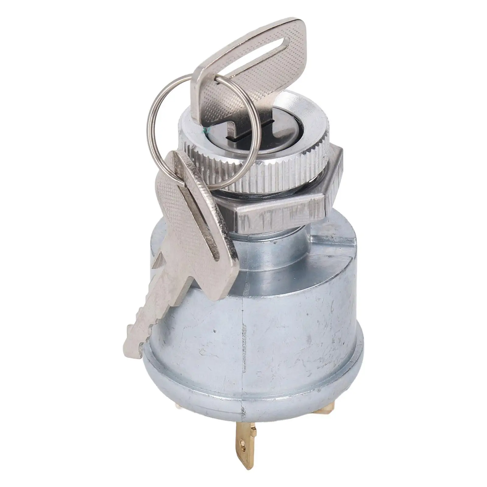 Ignition Switch with Key Metal Anti Deformation Excellent Mechanical Stability Cart Ignition Switch for gas or Electric Carts