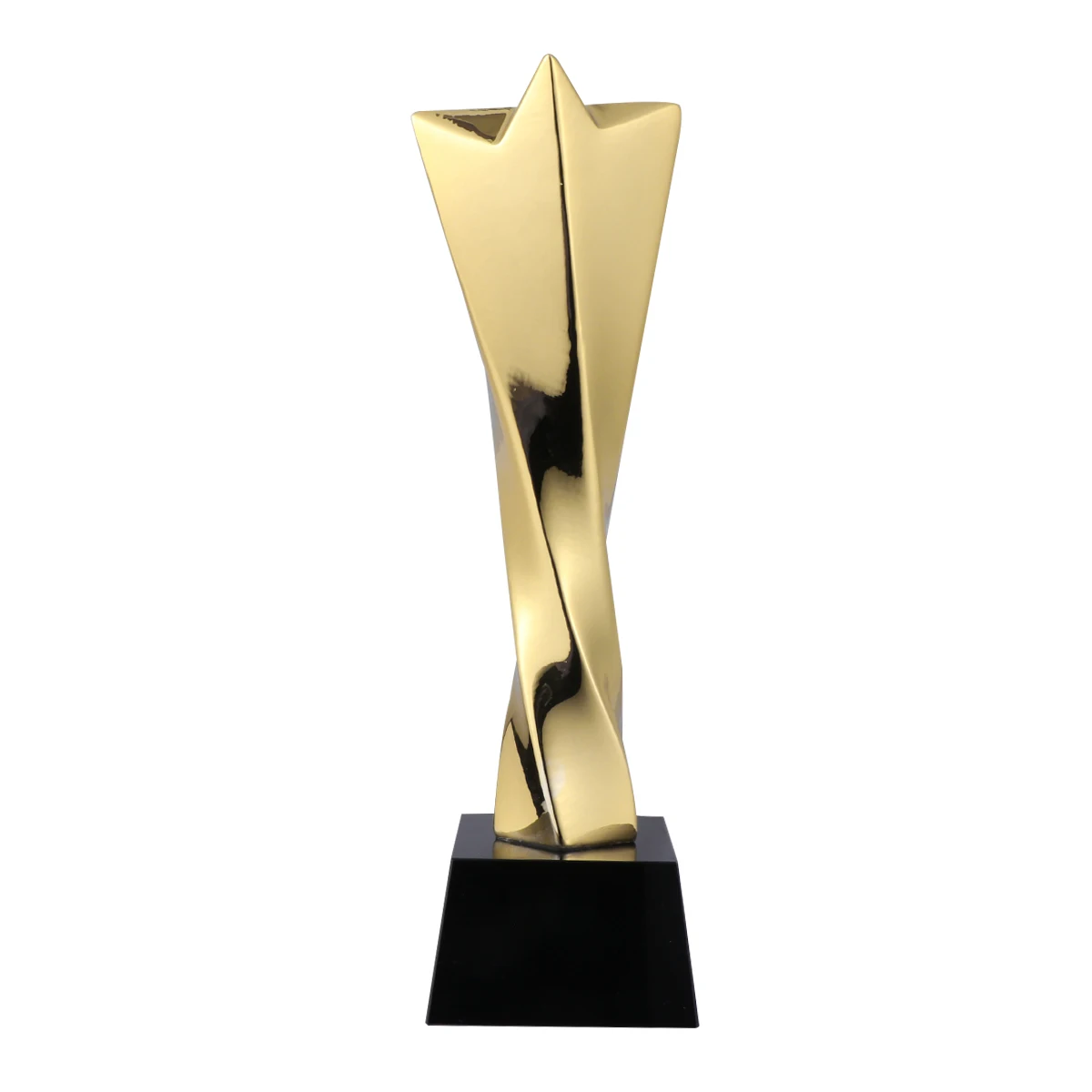 

1PC Golden Creative Award Trophy Resin Reward Prize Competition Gift Award Trophy for Ceremony Game Appreciation