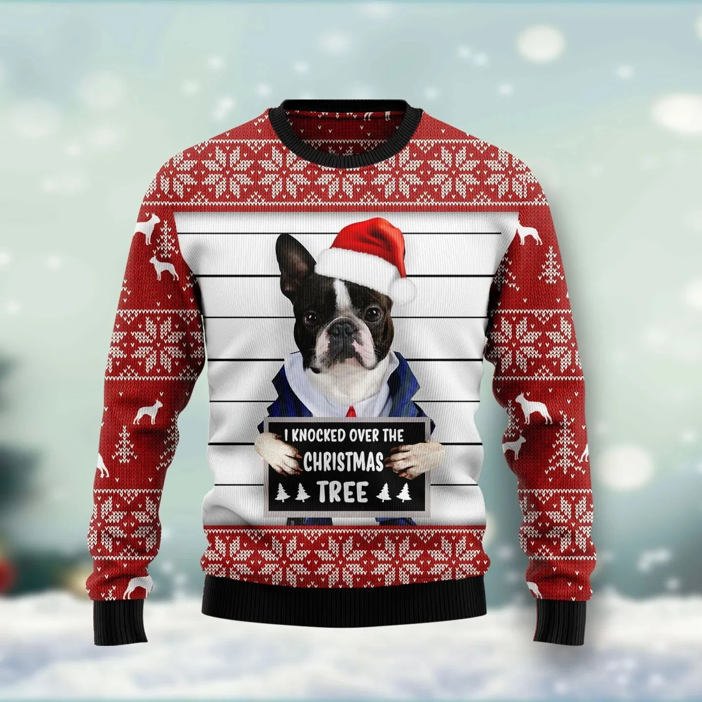 PLstar Cosmos Bee Merry 3D All Over Printed Fashion Men's Ugly Christmas Sweater Autumn Unisex Casual Knitwear Sweater ZZM06