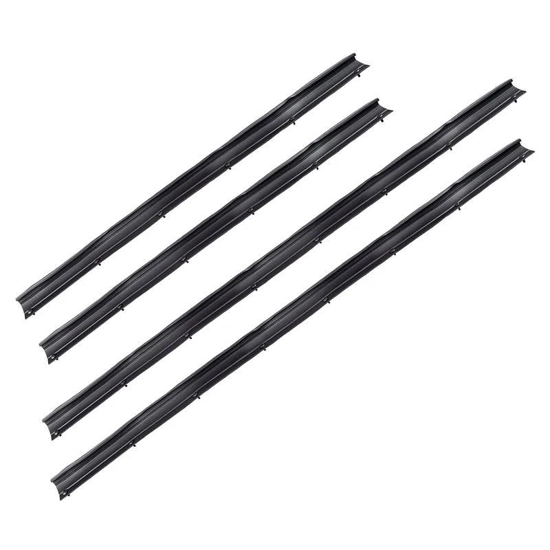 

AT21-4 Pcs Door Lower Rubber Weather Strip Seal Kit Component For Ford F250 F350 F450 F550 Ford Excursion F81Z-2520758-AA