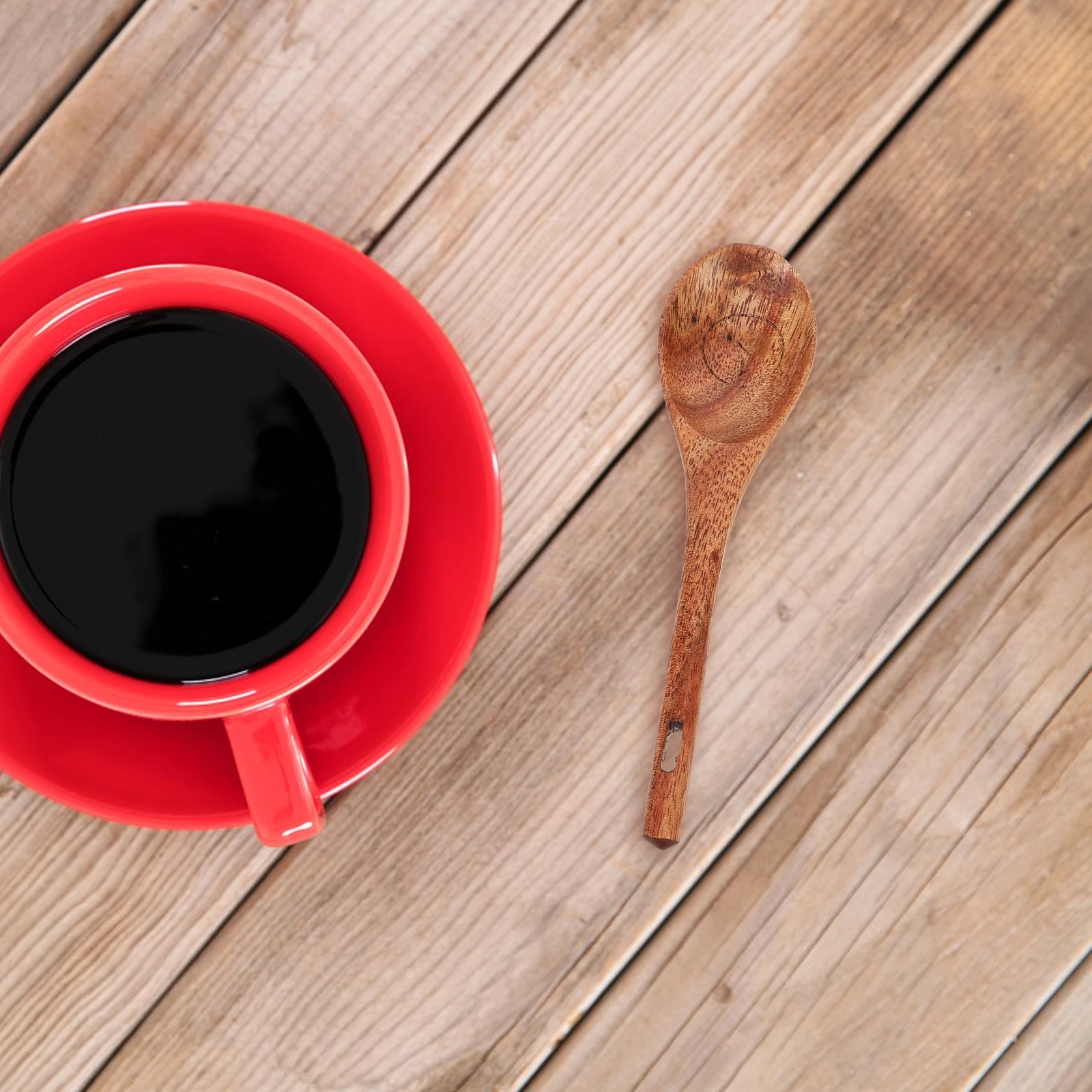 

4Pcs Coffee Bean Measuring Spoons Set Vintage Wooden Precision Scoop Spoon for Baking Coffee Kitchen Essentials