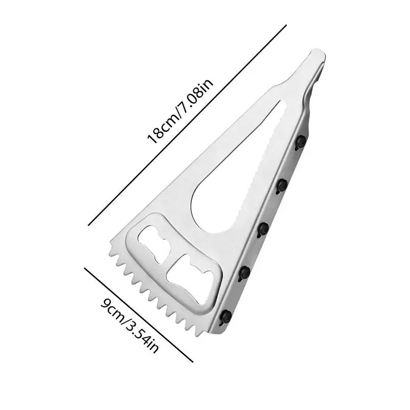 Apriscatole in acciaio inossidabile apribottiglie manuali portatili in acciaio inossidabile con striscia di Silicone antiscivolo risparmio di sforzo a forma di V