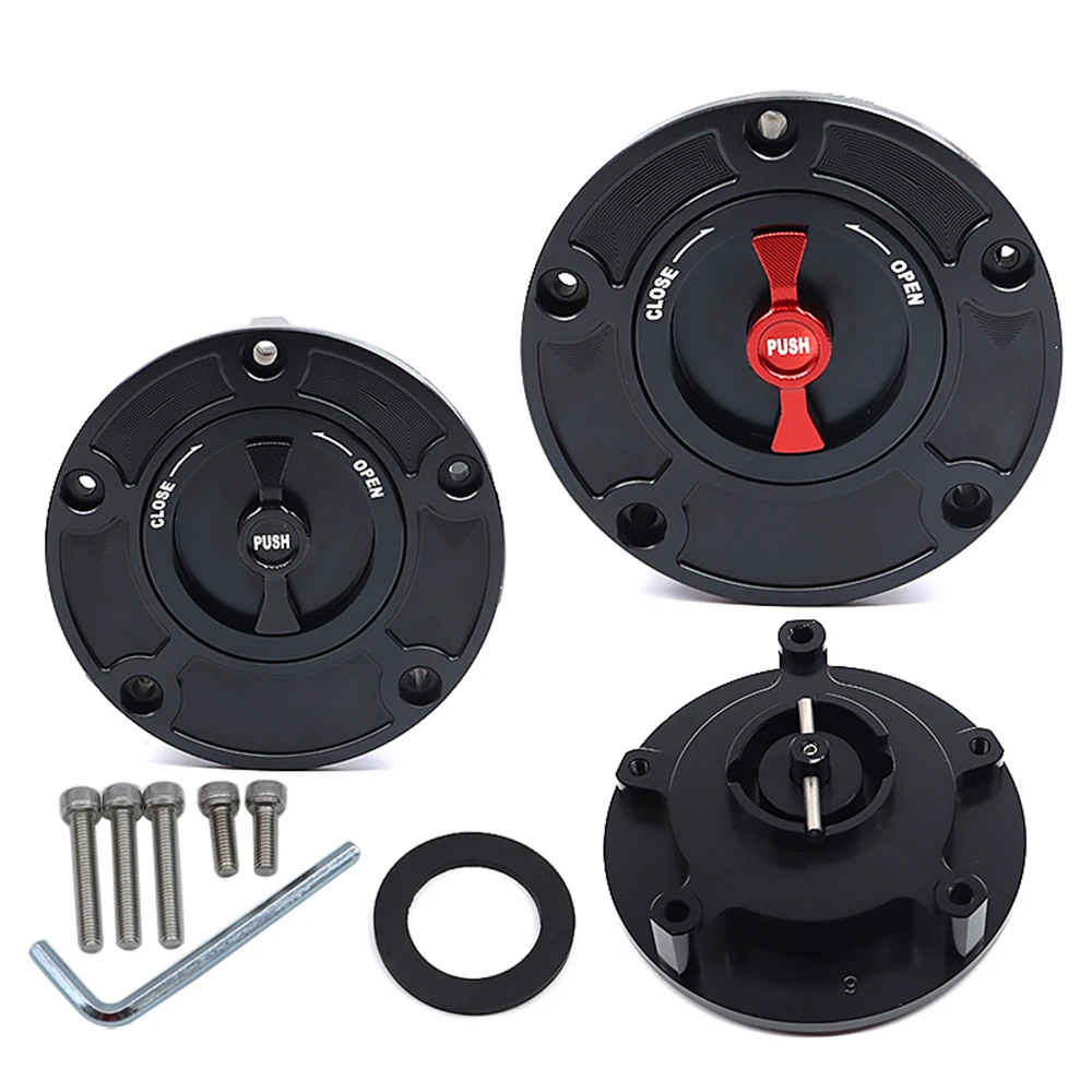 For QJMOTOR SRK600 SRK350 RRQ600 550 R400 R350 R250 QJ800GS CNC Fuel Gas Tank Cap Cover Aluminum Keyless Motorcycle Accessories