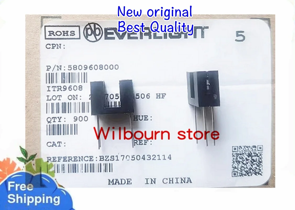 New original 100pcs/lot ITR9608 ITR-9608 DIP-4 Mxsyuan    U-shaped groove photoelectric switch