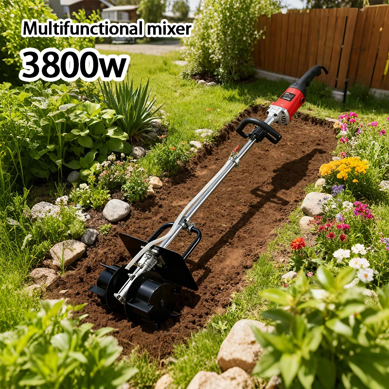 2400 واط الكهربائية المحمولة خلاط الخرسانة المحمولة الاسمنت هاون آلة خلط الرمال لموقع البناء تجديد المنزل