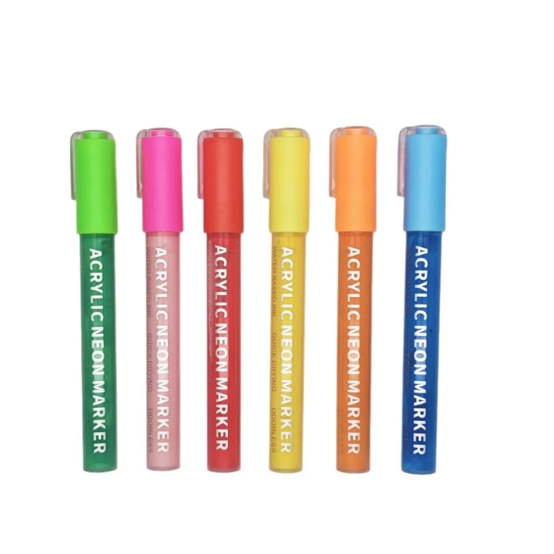E65E Acrylic Markers Set Professional Color For Artists Students Drawing Sketching