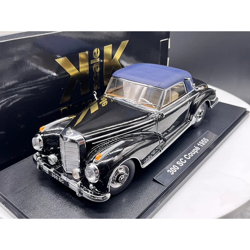 KK 1:18 Scale Diecast Alloy Benz 300 SC Cabriolet 1957 Toys Cars Model Classics Adult Collectible Souvenir Gifts Static Display