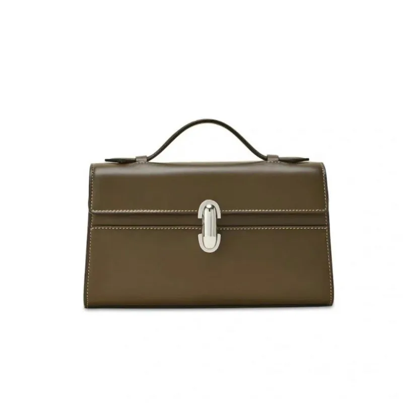 

Luxury Designer Shoulder Bag Genuine Leather Cowhide Crossbody High-End Handbags For Women Messenger Versatile Underarm Classic