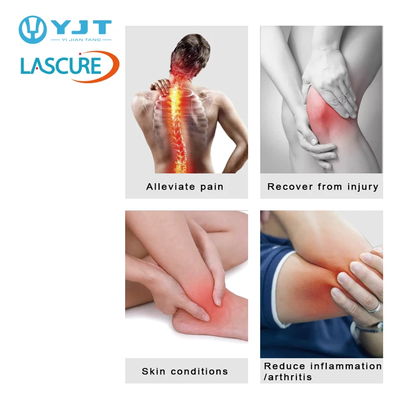 pain relief cold la ser portable handheld lllt 650nm and 808nm cold la ser low level la ser therapy device for wound healing