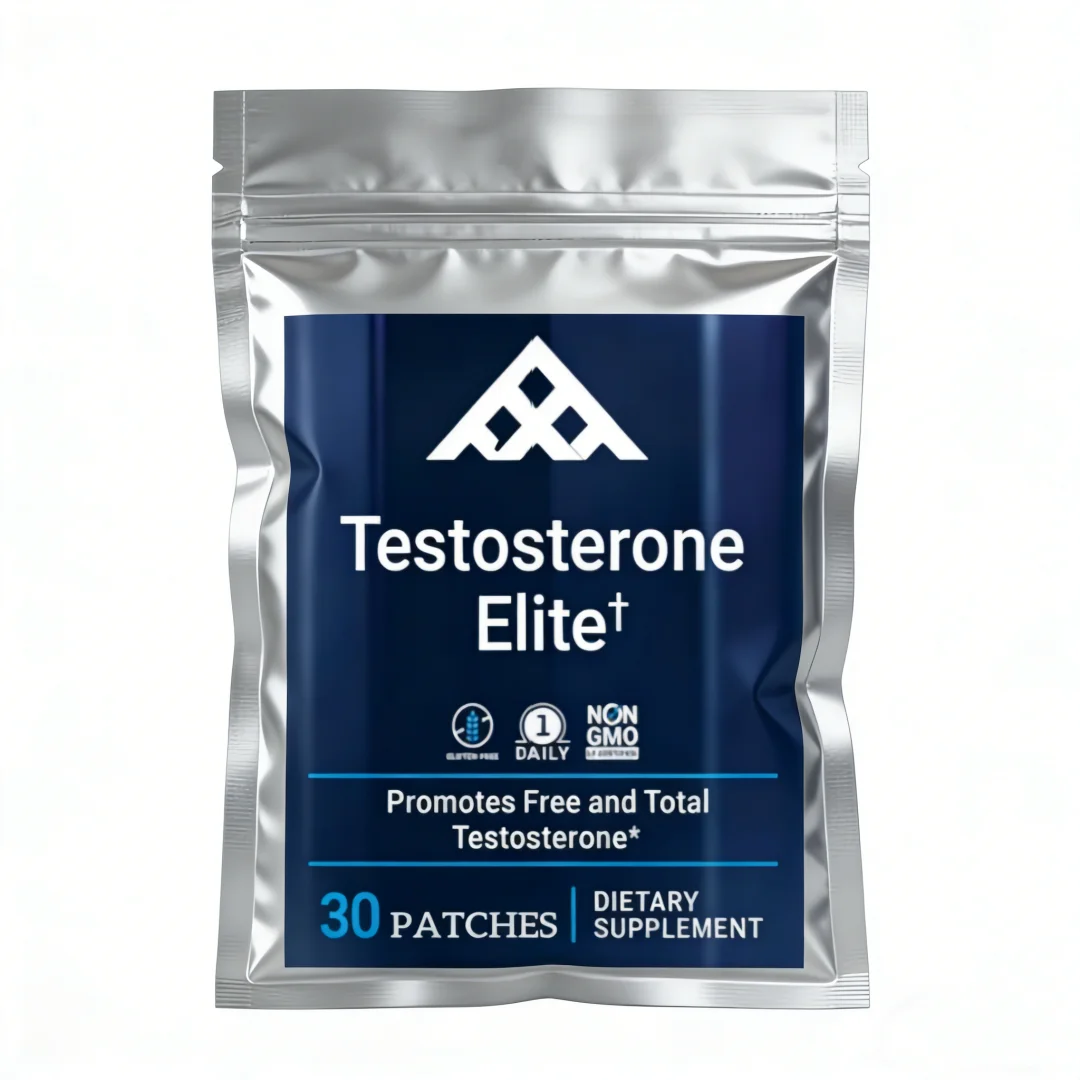 Life Extension Testosterone Booster For Men With Horny Goat Weed, Maca Root Transdermal Patches Energy Stamina 30 Patches
