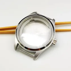 Custodia per orologio in acciaio inossidabile da 40mm per custodia NH35 NH36 per movimento dell'orologio Nh35, adatta a quadrante da 33.5mm, parti di riparazione di modifica