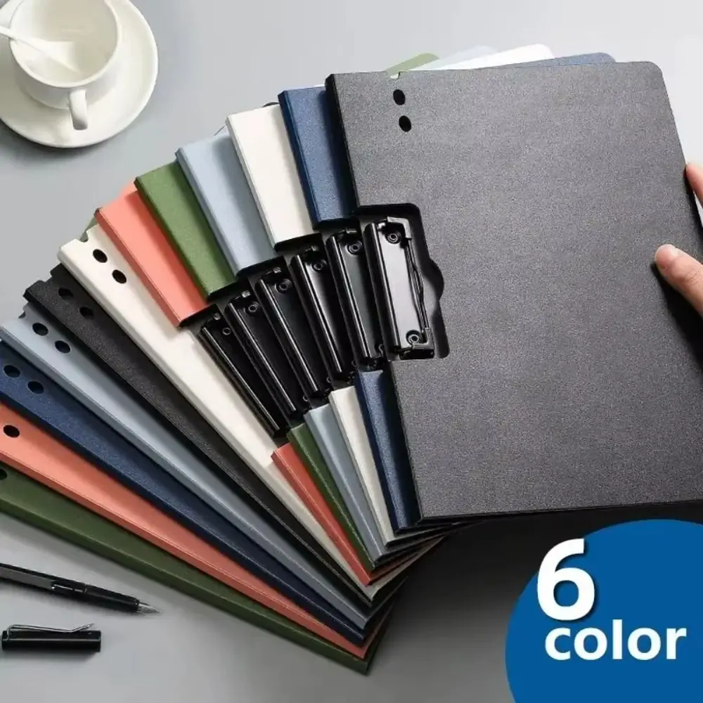 

Hot Waterproof A4 File Folder with Cover PP Portable Document Organizer Clipboard Paper Holder for Business & School Office