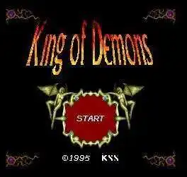 Tarjeta de juego gris grande King of Demons de 16 bits para jugador de juegos NTSC de EE. UU.