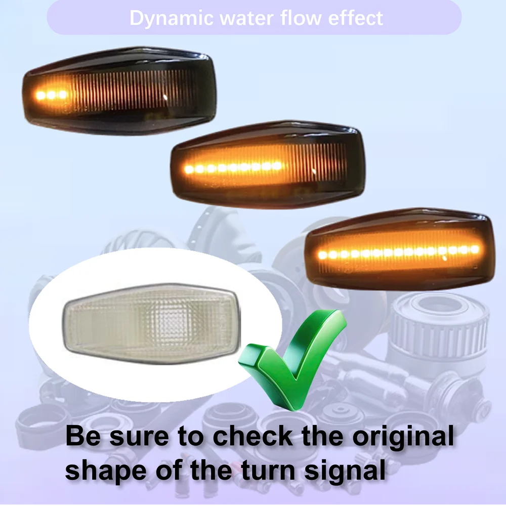 for Kia Carnival VQ 2005 - 2014 Lamp Sequential LED Indicator Side Marker Turn Signal Light Accessories