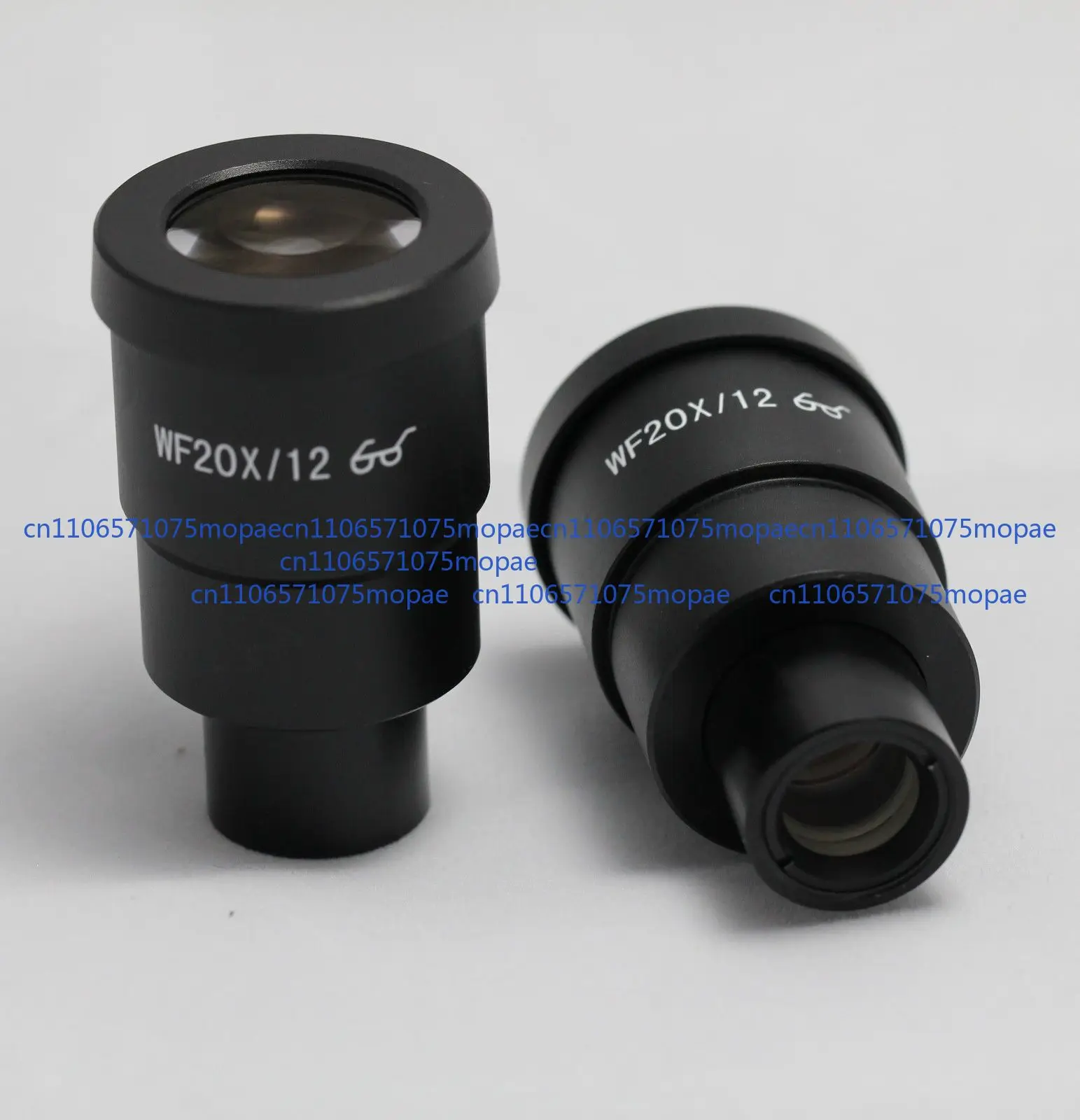 2 pcs WF20X /12 Stereo Microscope Eyepieces High Eye-point 30mm Mount Tube