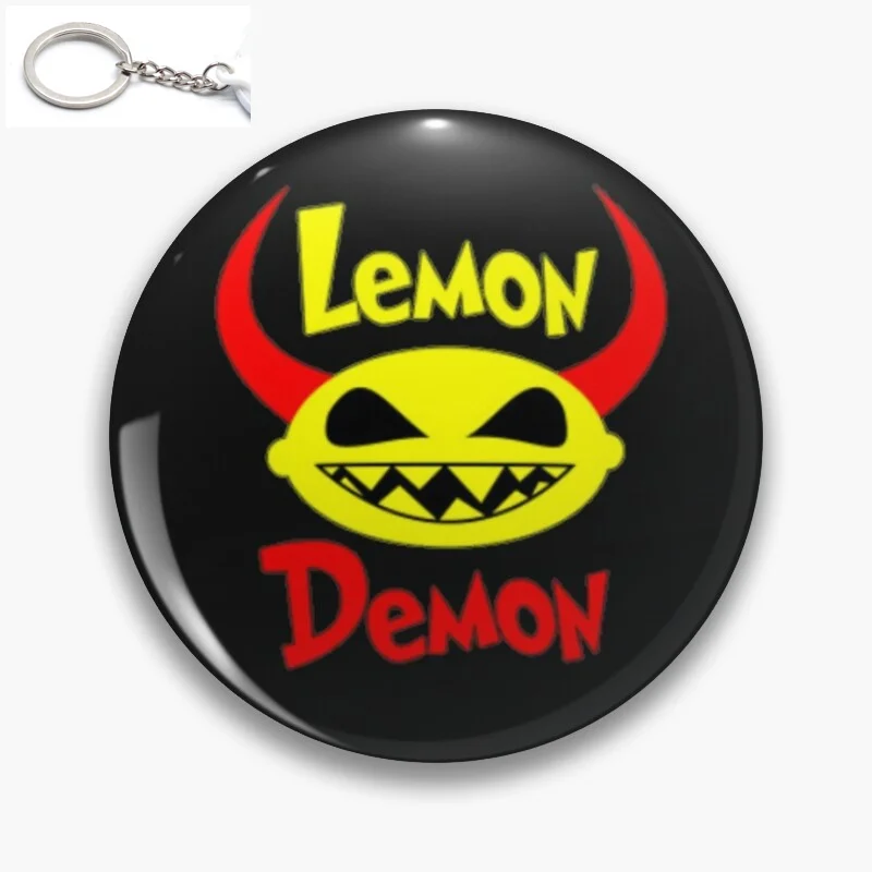 Lemon Demon Key Buckle Pendant Gifts Accessories Cute Keychains Key rings