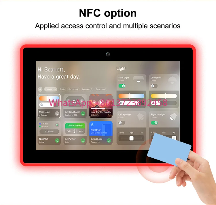 YC-LE101T 10.1 Inch IPS LCD Capacitive Screen NFC RS485 PoE Android Tablet for Hotel Solution