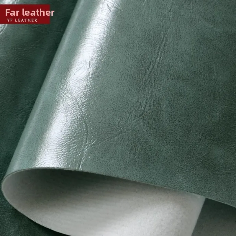 

Масло-воск, полированная блестящая ткань из искусственной кожи для дивана, шитье своими руками, утолщенная имитация мягкой жесткой сумки, упаковочная ткань для сиденья