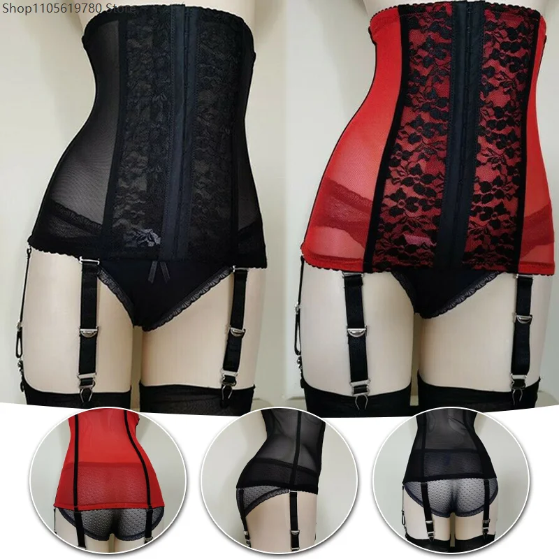 Women Adjustable High Waist Suspender Garter Belt Exotic Lingerie Accessory Practical Garters Used Roleplay Costume Accessory