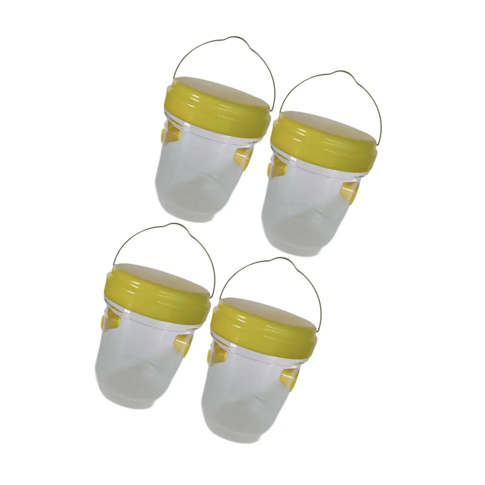 4Pcs Wasp Bee Catcher Backyard Effective Outdoor Portable Reusable for Patio Yellow Jacket Trap Carpenter