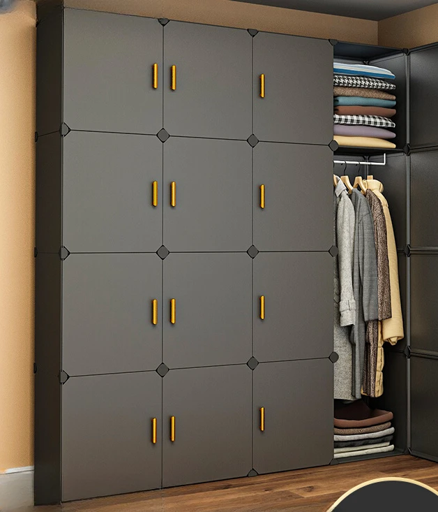 

Simple Wardrobes, Home Bedrooms, Modern Large Capacity Dormitories, Sturdy and Durable Storage Cabinets