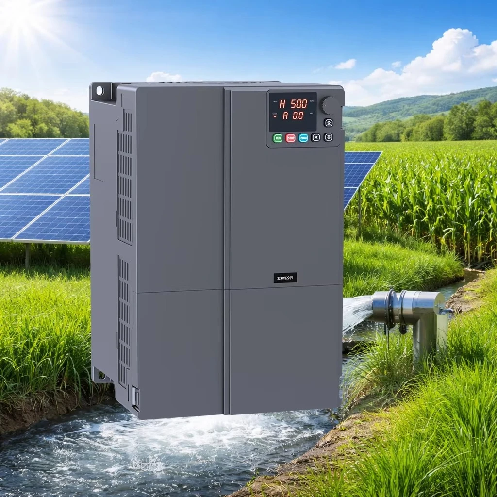 22KW 220V Single Phase 3 Phase Solar Pump VFD Controller MPPT Solar Water Pump Inverter