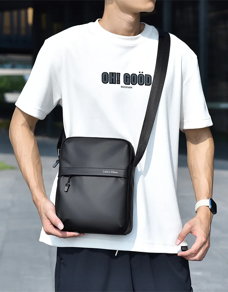 

Shoulder bag men's leisure cross body light waterproof ipad mobile phone storage large capacity business shoulder bag