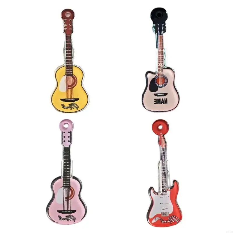 

652F Teens Girl Guitar Hair Clip 2000s Subcultures Barrettes DuckbillClip HairPin for Women Aesthetic Hair Decors Hairpin