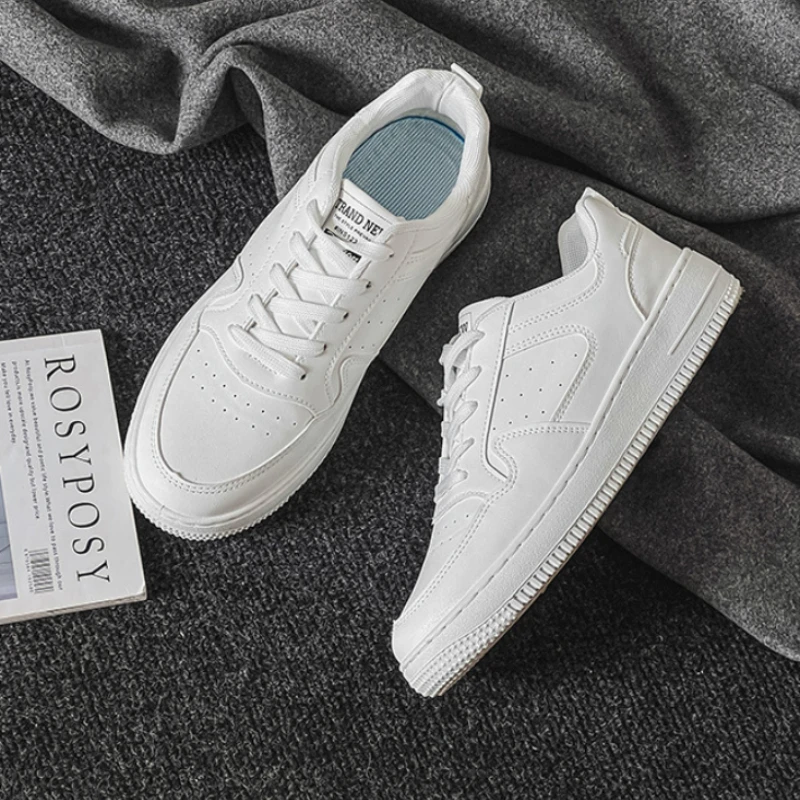 Men's Casual Sneakers Fashion Low-Top Skate Shoes Breathable Non-Slip Streetwear Trainers Comfortable Daily SHOES for Man