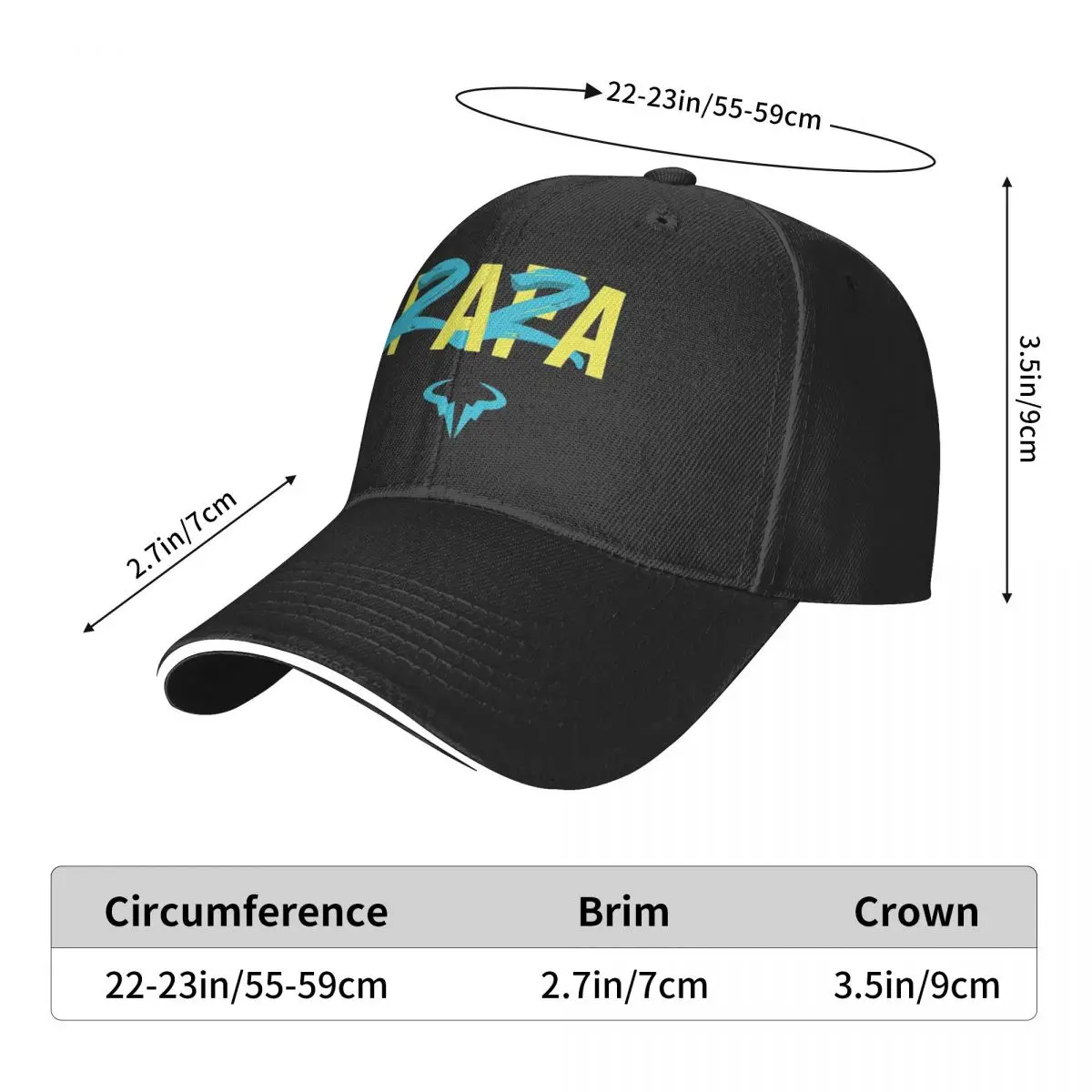 2023 New Arrival Baseball Cap Nadal Rafael Rafa Tennis US Open Merch Unisex Style Trucker Hats Retro Headwear