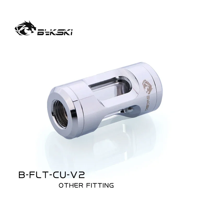 Bykski Water Filter Fitting Full Copper Type,Water Cooling Filtered Connector G1/4 M-M Thread,2 Colors,B-FLT-CU-V2