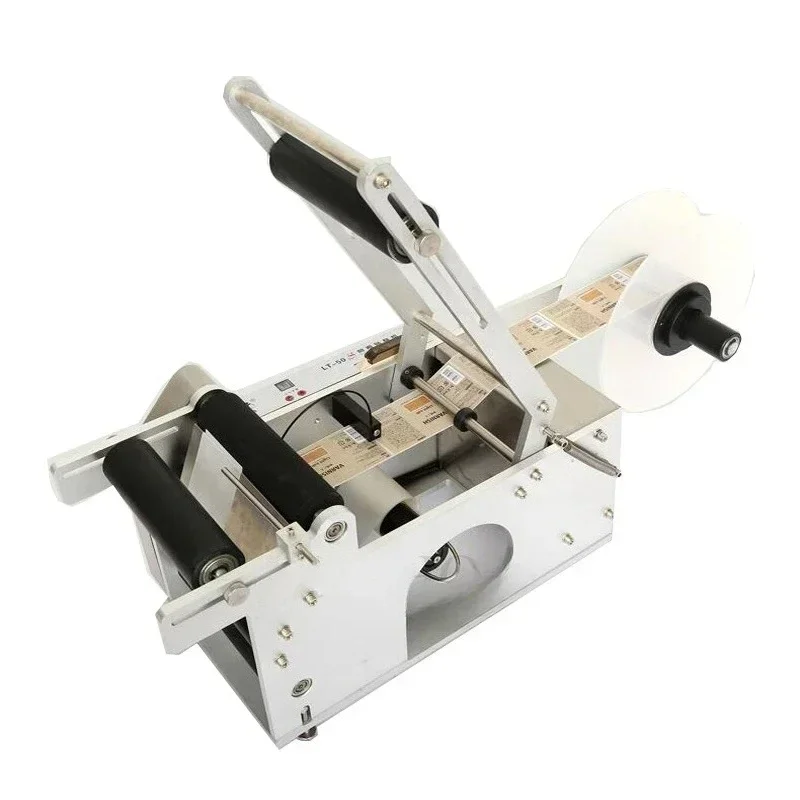 

New High quality Semi automatic Labeling Machine Commercial Desktop Round bottle Labeling Machine 110V / 220V 100W