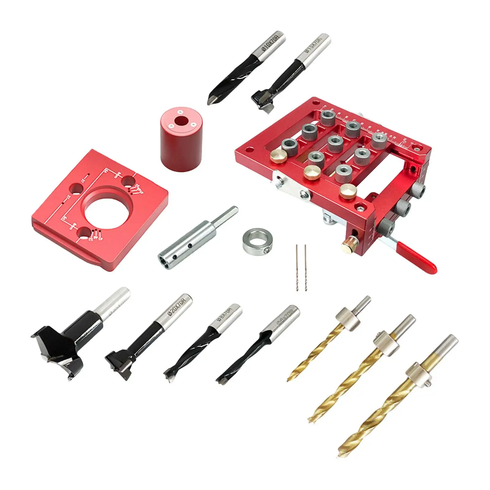 

Shelf Pin Jig Adjustable Drilling Template for Cabinet Wardrobe Bookshelf