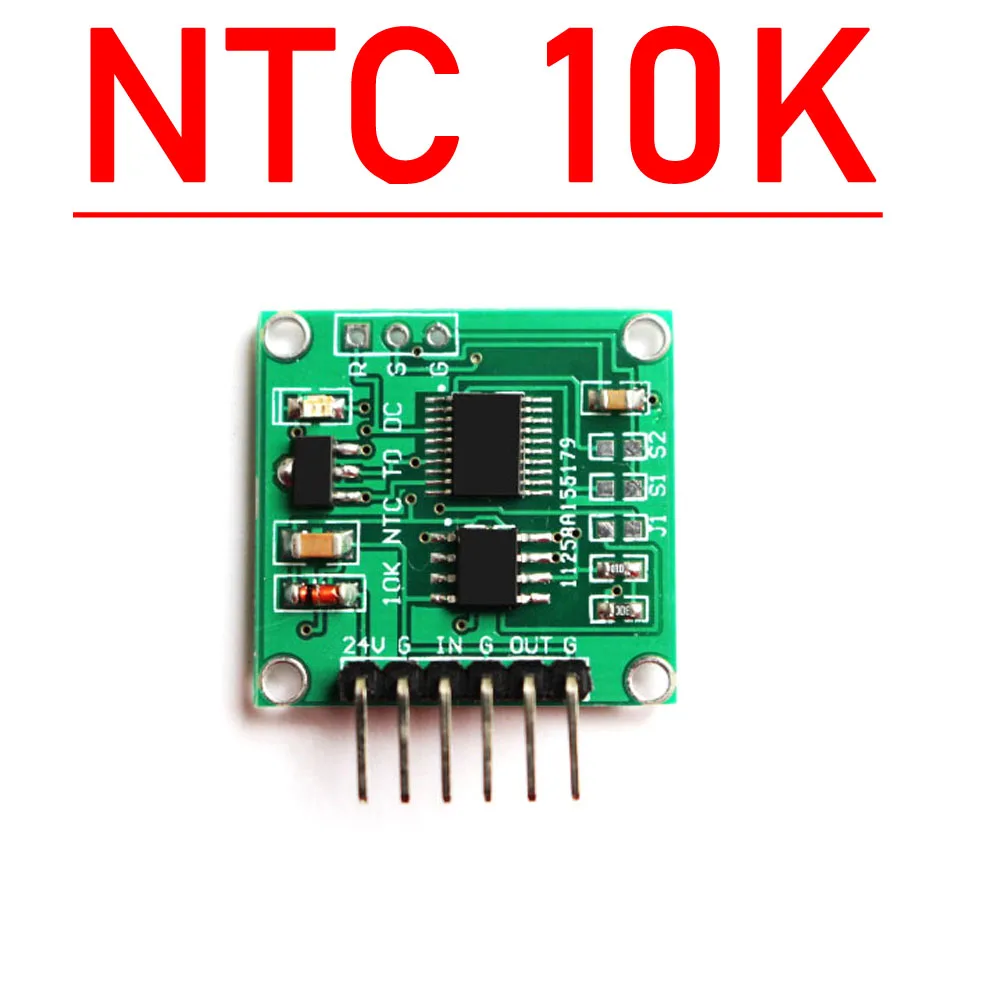 NTC TO 0-5V 0-10V 100K 10K  Thermistor to temperature Transmitter module DC 9V-12V DC Voltage linear conversion FOR Remote data