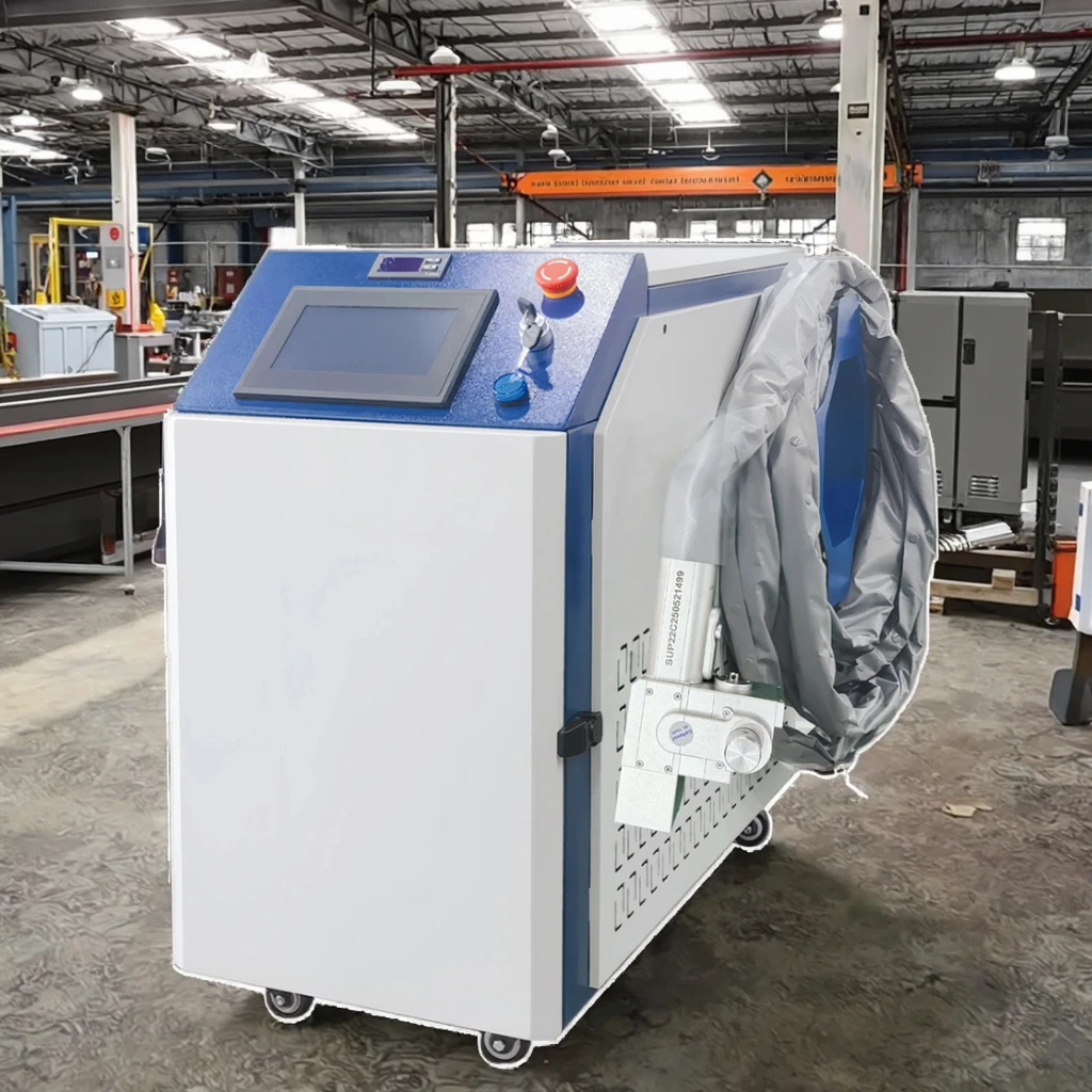 

Handheld Fiber Laser Cleaning Machine Portable Continuous Laser Cleaner Stainless Steel Wood Stone Cleaning Rust Removing