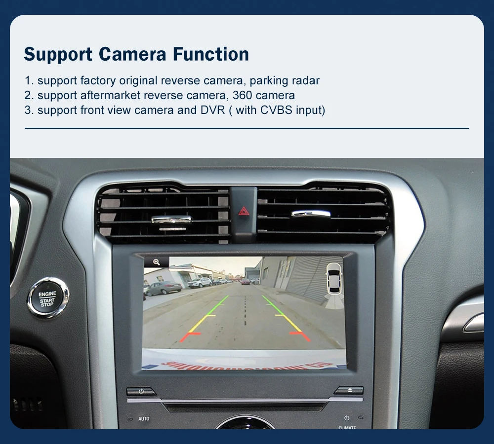 Road Top Decoder Box Kabelloses CarPlay für Ford Explorer Fusion Mondeo Sync2 Mit Android Auto Airplay Car Play Video-Schnittstelle – Detail 15