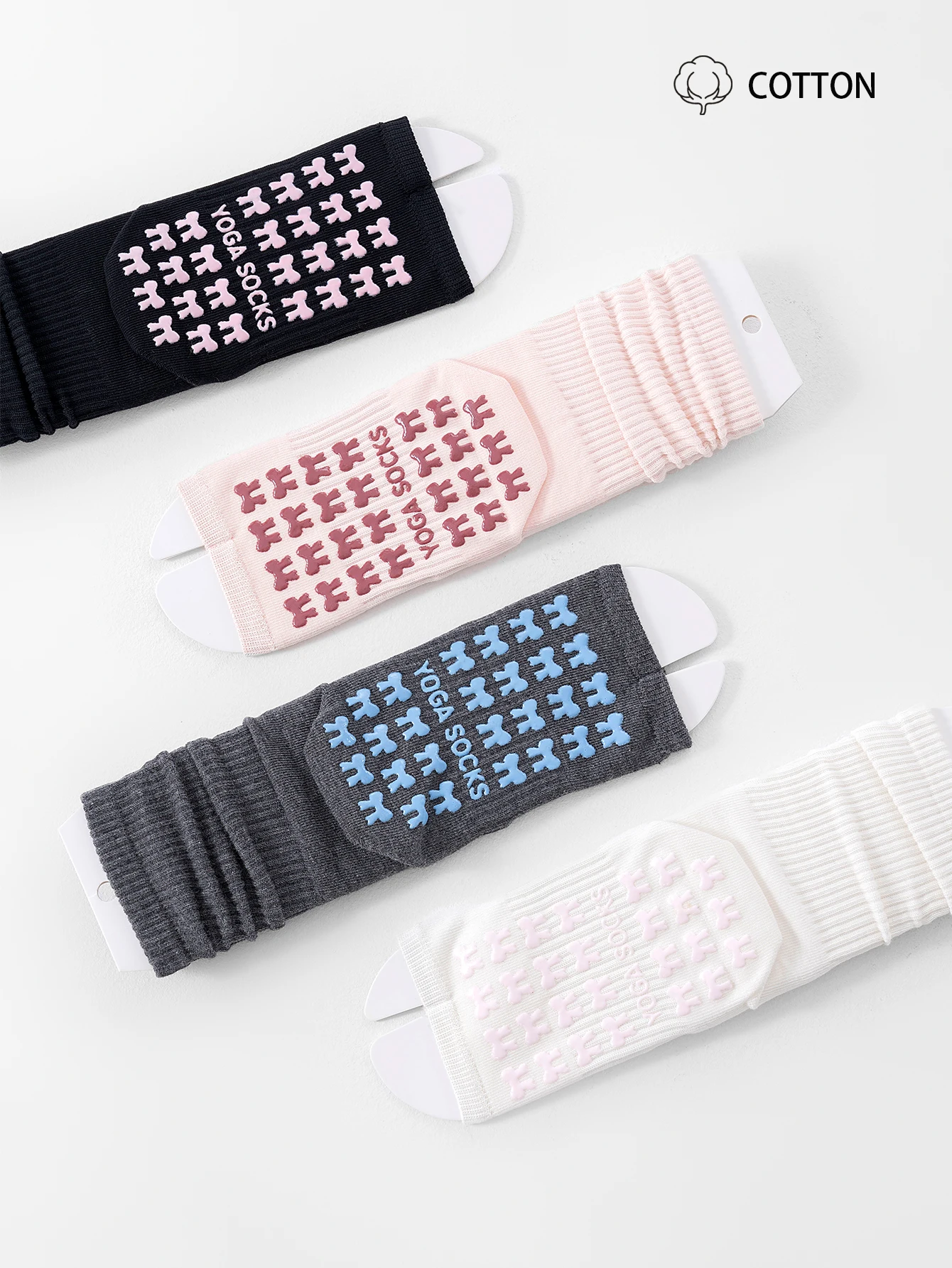 1/2 Pasang Kaus Kaki Yoga Wani - Medias Para Pilates Y Yoga ulasan dan harga